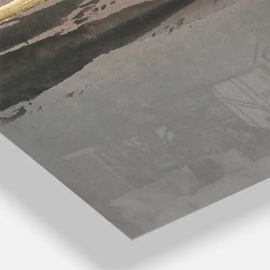 Designart 'Glamorous Morning Fog I Modern Multipanel Wall Clock {4}