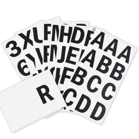 Black Glitter Alphabet Stickers by Recollections&trade; {3}