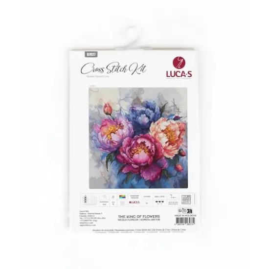Luca-S The King of Flowers Counted Cross Stitch Kit {4}