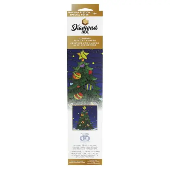 Diamond Art&reg; Stain Glass Tree Beginner Kit {3}