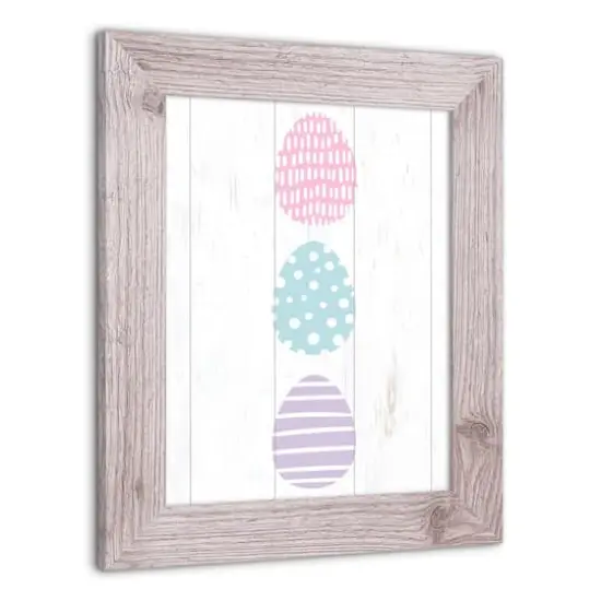 Tri Eggs 2 11" x 14" Western White Framed Print {3}