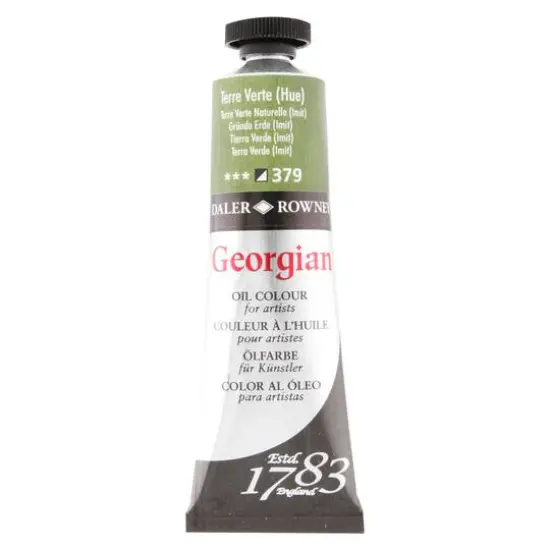 Daler-Rowney&reg; Georgian Oil Colour, 38mL 379 Terre Verte Hue {1}