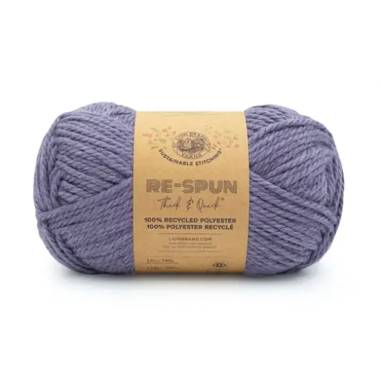 Lion Brand&reg; Re-Spun Thick & Quick&reg; Yarn Acai {1}