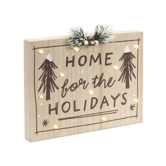 Holiday & Snow LED Sign Set, 8" & 9.25" {3}