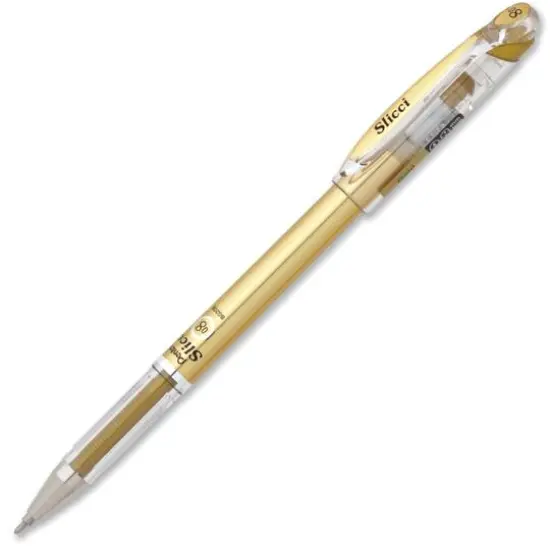 Pentel Arts&reg; Slicci&reg; Metallic Gel Pen Gold {1}