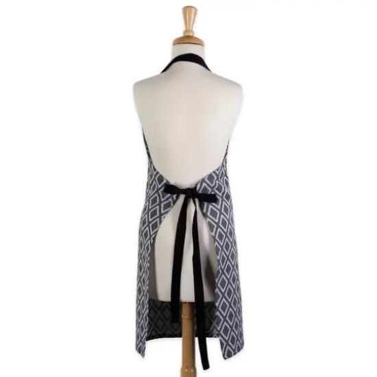 Black & White Diamond Chef Apron {6}