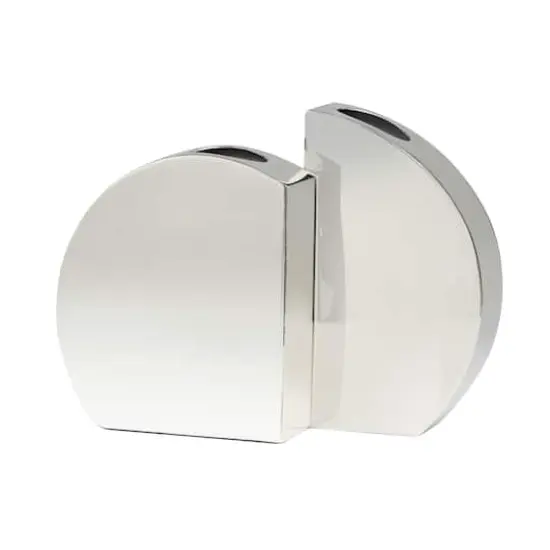 Silver Mirror Finish Stainless Steel Vase Set {3}