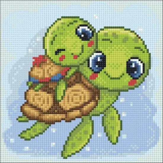 Crafting Spark Little Turtles Diamond Painting Kit {3}