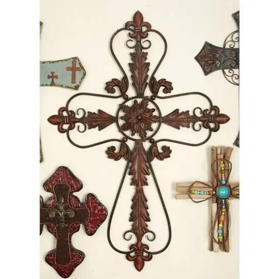 Black Metal Traditional Wall Decor, 37" x 26" {8}