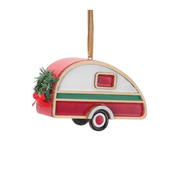 Vintage Camper & Car Ornament Set {4}