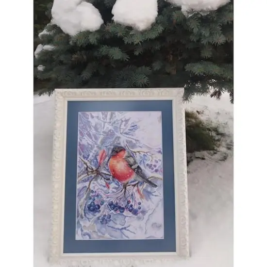 Mp Studia In The Snowing Forest Cross Stitch Kit {4}