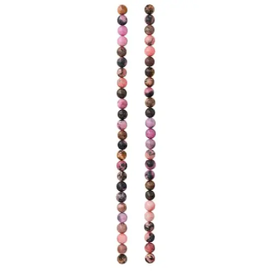 Multicolour Rhodonite Round Beads, 6mm by Bead Landing&trade; {4}