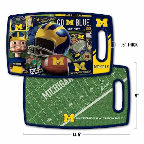 College Retro Series Cutting BoardMichigan Wolverines {3}