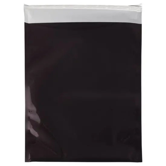 JAM Paper 10" x 13" Black Foil Self Adhesive Closure Envelopes, 25ct. {1}