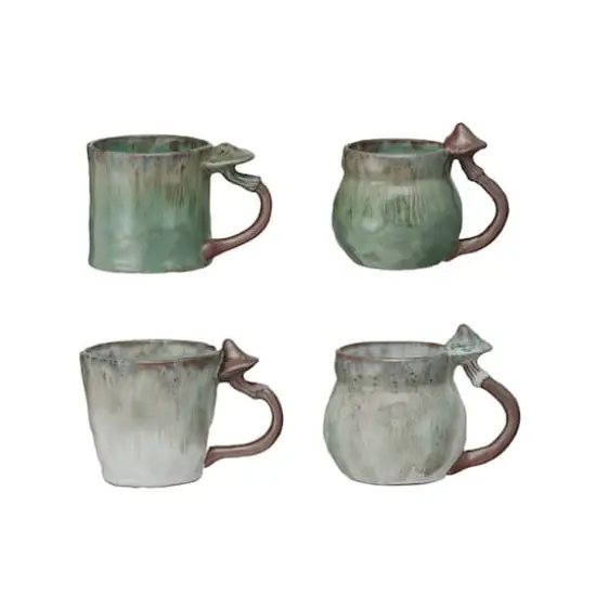 Hello Honey 14oz. Enchanted Mushroom Stoneware Mugs, 4ct. {1}