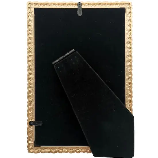 Expressions&trade; 4" x 6" Antique Gold Ornate Metal Tabletop Frame by Studio D&eacute;cor&reg; {7}
