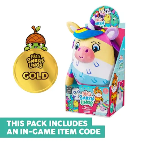 Pi&ntilde;ata Smashlings 12" Luna The Unicorn Series 1 Huggable Plush {5}
