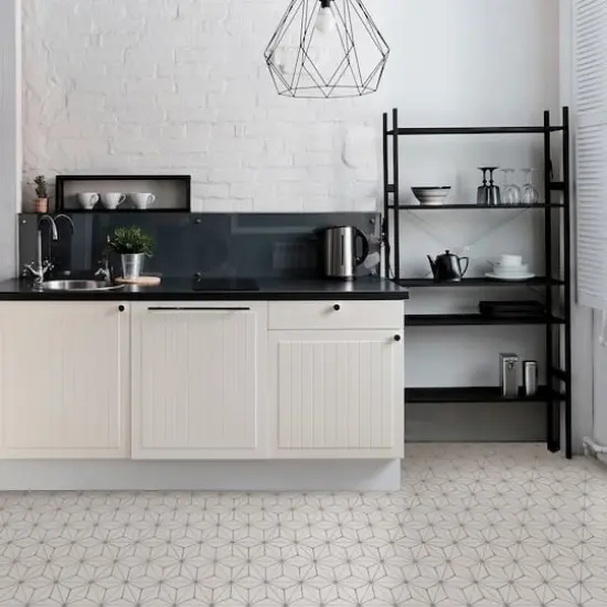 FloorPops Kikko Peel & Stick Floor Tiles {7}