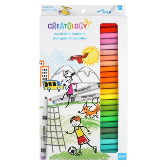 Round Tip Washable Markers by Creatology&trade; {4}