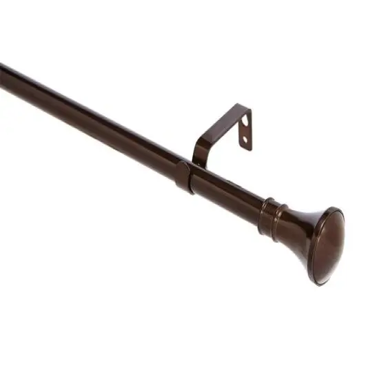 Home Details Trumpet Curtain Rod Satin Nickel {2}