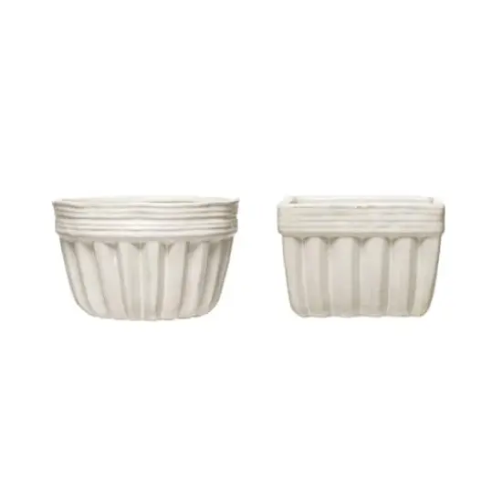 Hello Honey&reg; White Reactive Glaze Stoneware Bowl Set {1}
