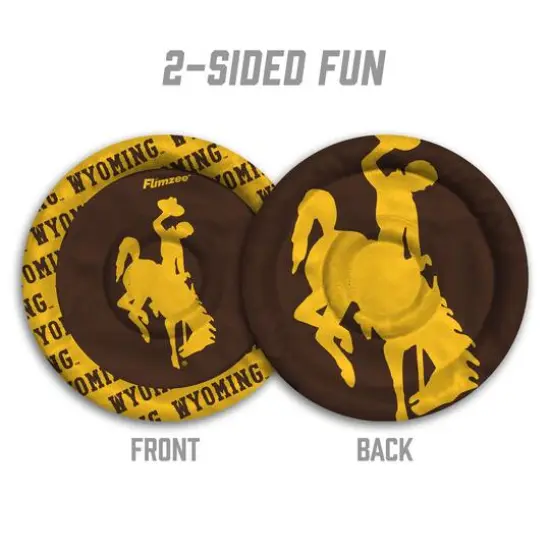 NCAA Flimzee Bean-Bag Flying Disc Wyoming Cowboys {3}