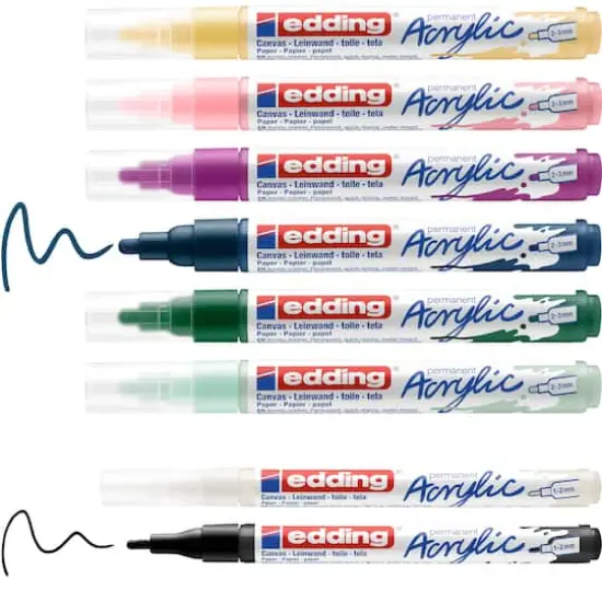 Edding&reg; 8 Nordic Color Acrylic Marker Starter Set {3}