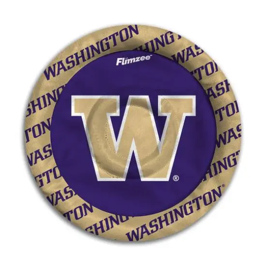 NCAA Flimzee Bean-Bag Flying Disc Washington Huskies {1}