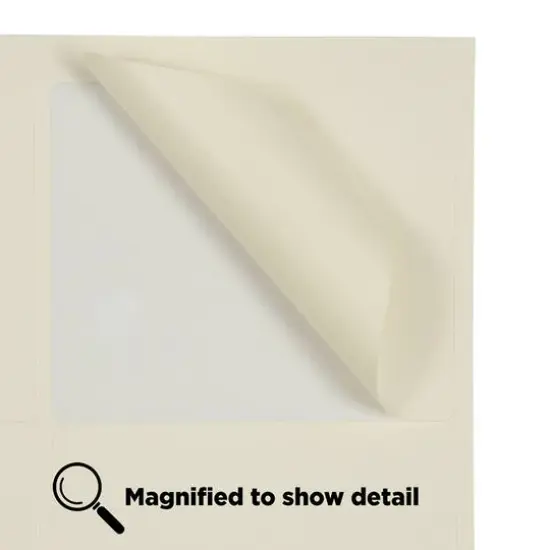 JAM Paper Adhesive Shipping Labels, 3.33" x 4" Ivory {6}