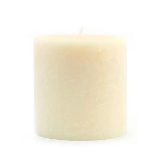Root Candles 3" x 3" Unscented Timberline&trade; Pillar Candle Buttercream {1}