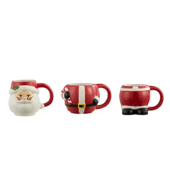 12oz. Santa Stacking Mug Set {3}