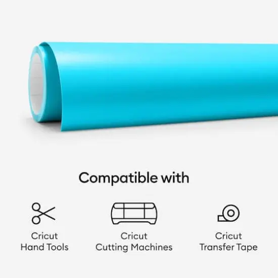 Cricut&reg; Premium Vinyl&trade;, Removable Turquoise {7}