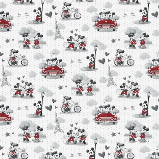 Disney&reg; Mickey & Minnie Vintage Scenes Cotton Fabric {3}