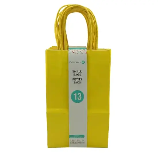 Small Yellow Paper Bag Value Pack by Celebrate It&trade; {5}