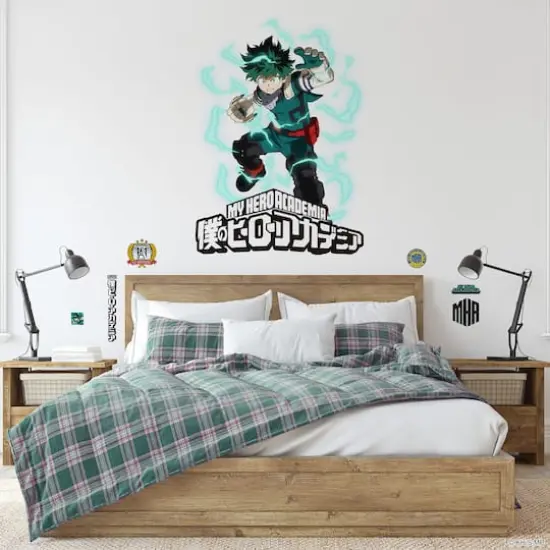 RoomMates My Hero Academia Deku Wall Decals {4}