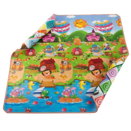 Toy Time Giant Reversible Learning Play Mat {6}