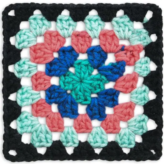 Red Heart&reg; All in One&trade; Granny Square&trade; Yarn Black - Pop Culture {4}