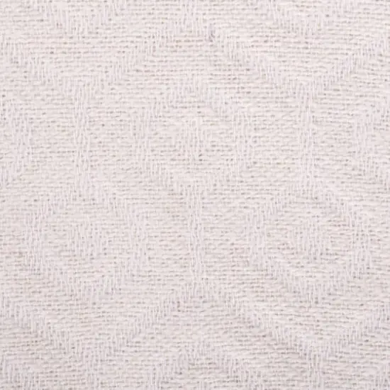 DII&reg; White Hexagon Throw {4}