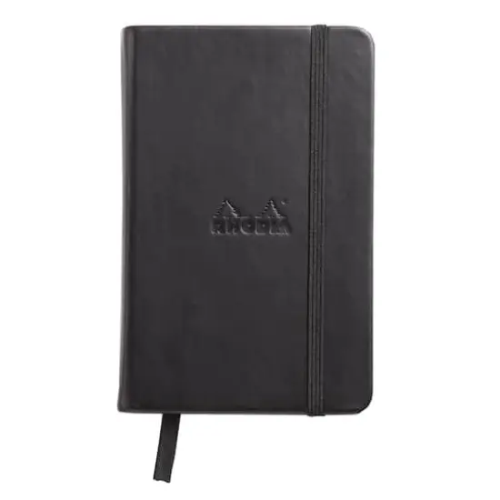 Rhodia&reg; Black Lined Webnotebook, 3.5" x 5.5" {1}