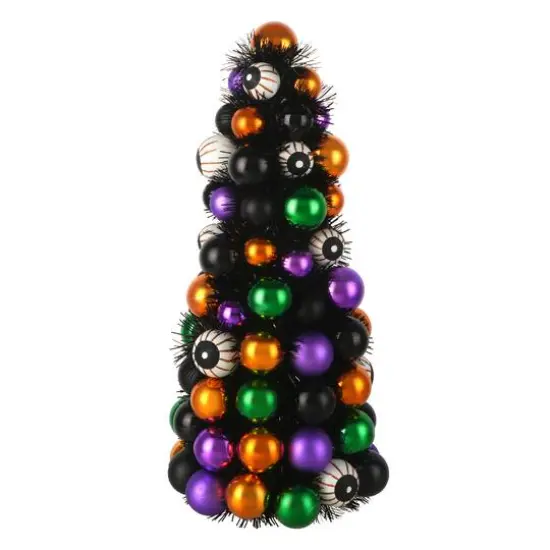 19" Halloween Ornament & Tinsel Tree by Ashland&reg; {3}