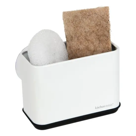 Kitchen Details Suction Sink Caddy White {5}
