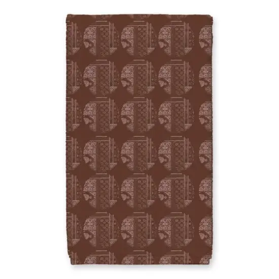 Circle Fall Pattern Tea Towel Set {4}