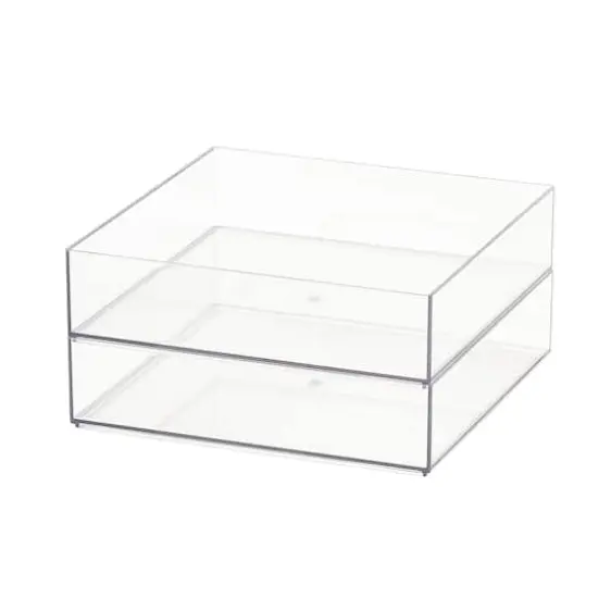 8" x 8" Clear Stacking Storage Tray by Simply Tidy&trade; {7}