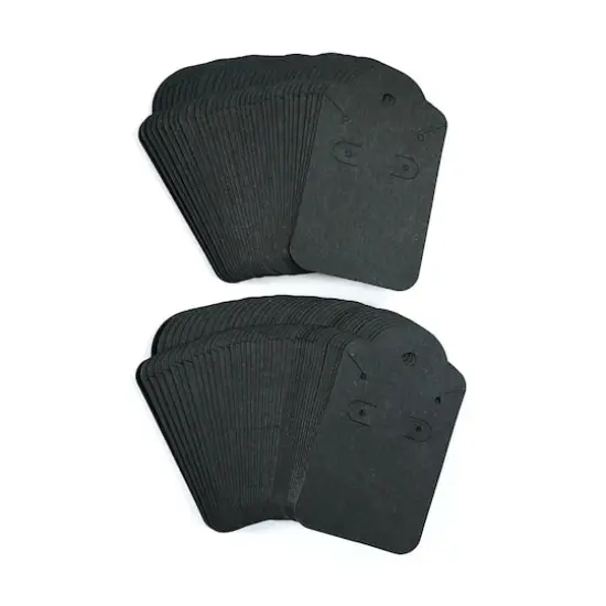 Necklace & Earring Cards by Bead Landing&trade; Black {4}