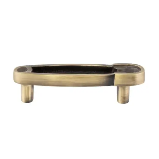 Dritz&reg; Antique Brass Safety Pin Cabinet Pull {6}