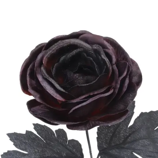 Black-Red Glittery Ranunculus Bush by Ashland&reg; {4}