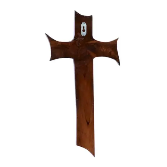 Brown Teak Wood Eclectic Style Wall Decor 20" x 10" x 1" {3}