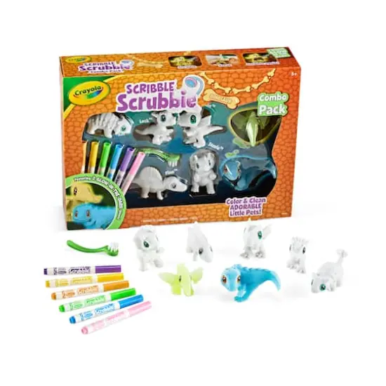 Crayola&reg; Scribble Scrubbie Dinosaur Glow Combo Pack {3}