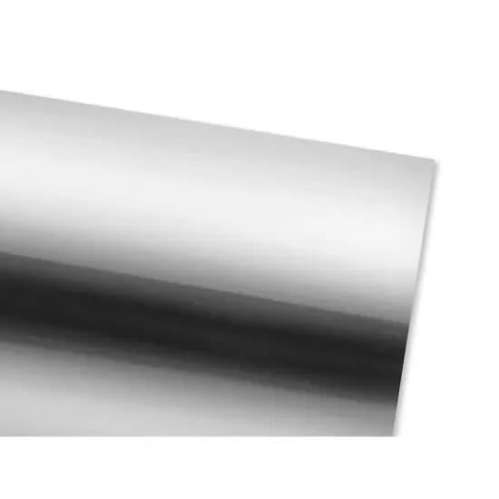 PA Vinyl Foil Permanent Adhesive Vinyl Silver {3}