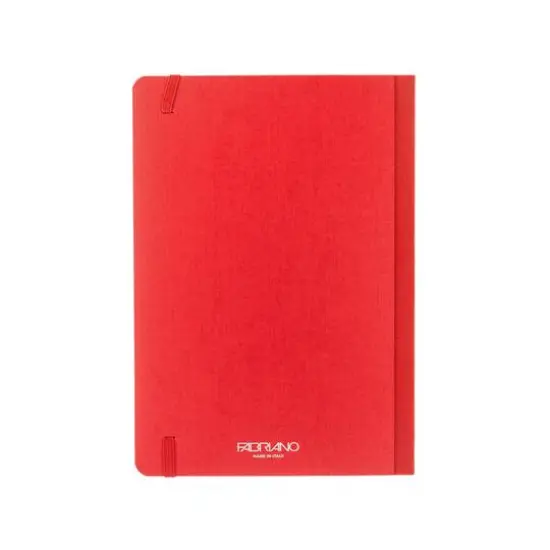 Fabriano&reg; EcoQua Plus A5 Lined Red Fabric-Bound Notebook {9}